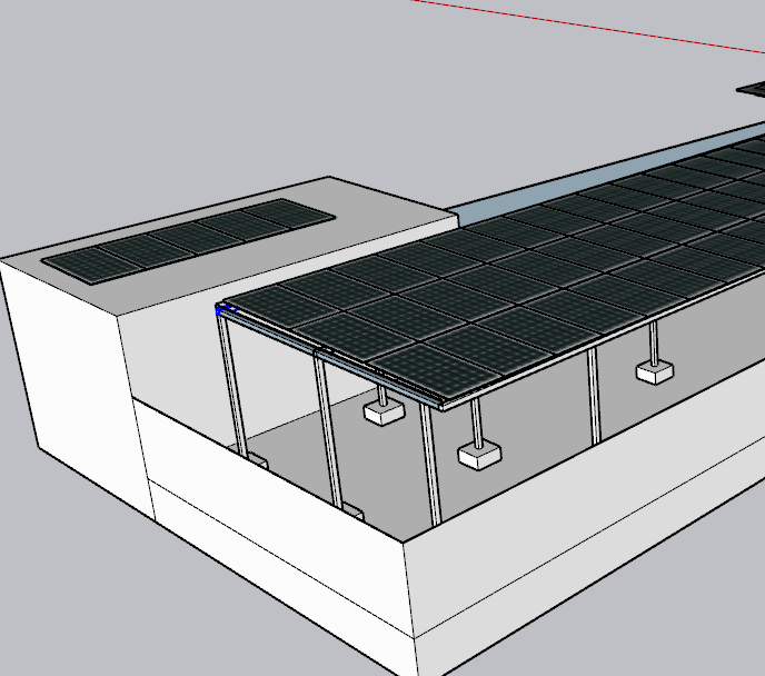 Villa roof Structure